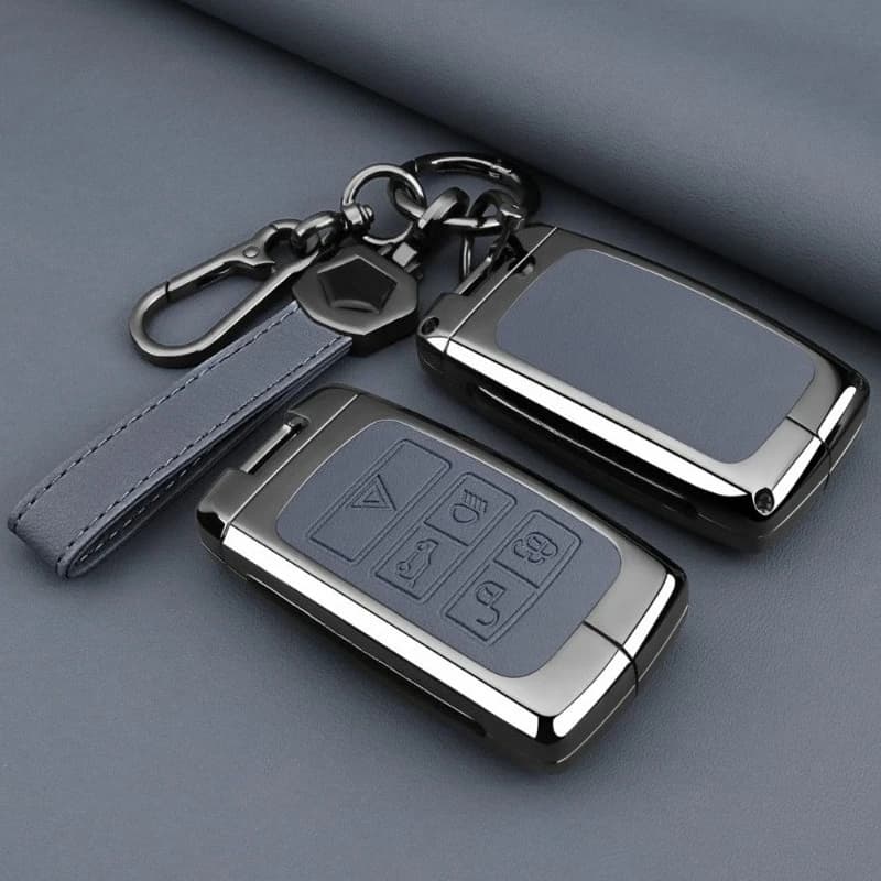 Premium Zinc Alloy Key Cover Case for Range Rover/Evoque L/Defender/Discovery 5/4/Sport (2025) - Protective Key Fob Shell