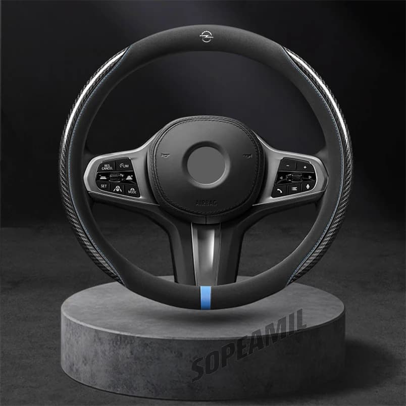 Car Steering Wheel Cover For Opel Astra Corsa Grandland Insignia Mokka Vectra GTC Tigra Vivaro Zafira Combo Vivaro GTC Delica