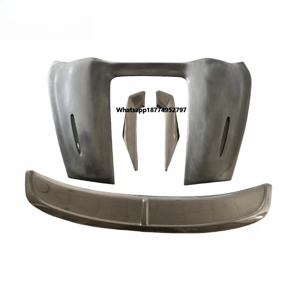 For 718 981/982 Tail Wing Upgrade with High-quality Carbon Fiber Rear Spoiler Featuring Hump wings