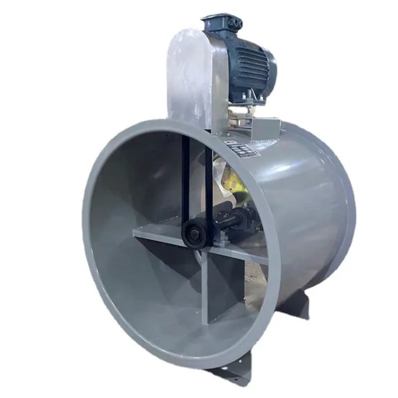 Motor external axial flow fan T35-11No6.3 pipeline pressurized high temperature gas transportation industrial smoke exhaust