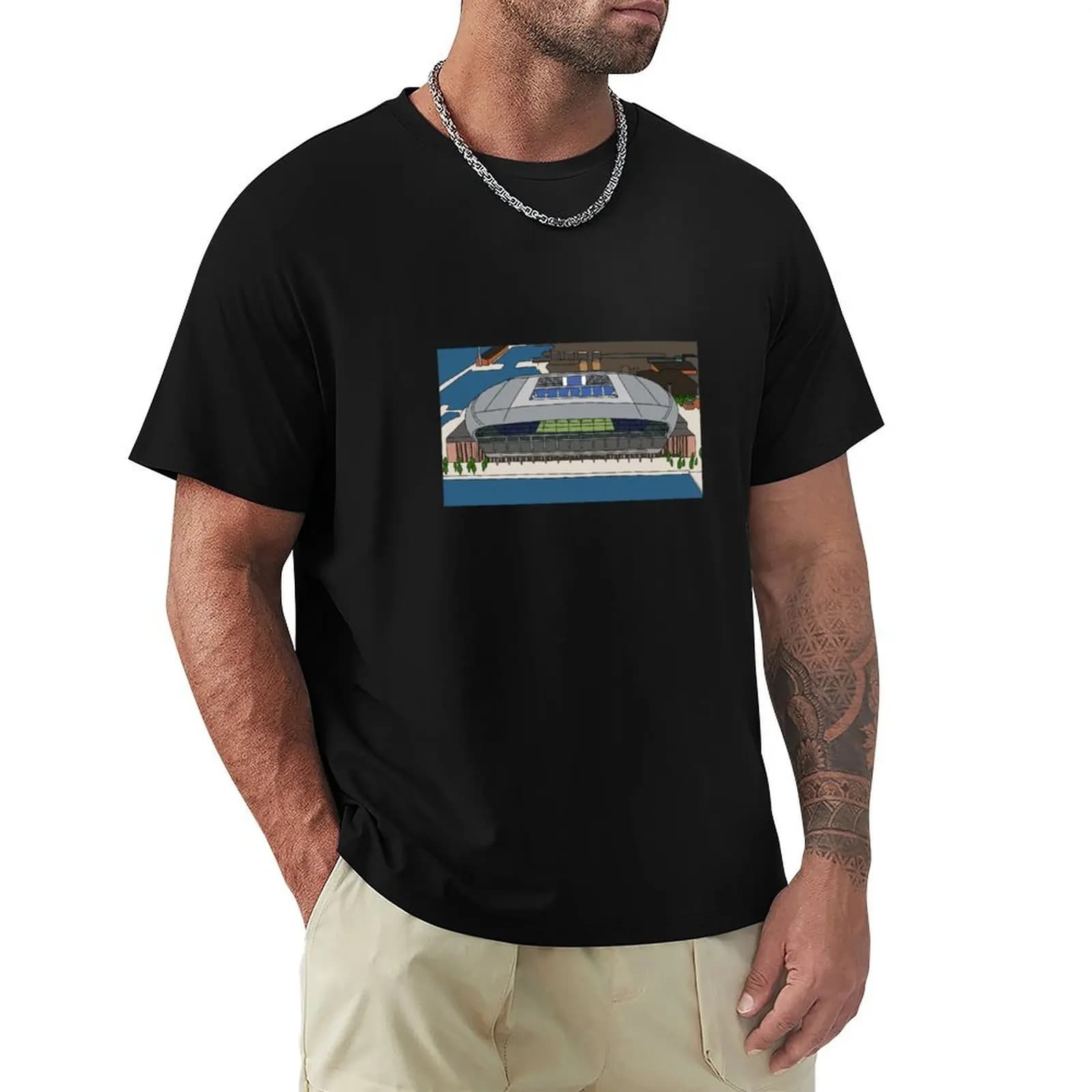 Bramley Moore Dock - Everton FC T-Shirt baggy shirts blacks football t shirt man clothes mens t shirt graphic