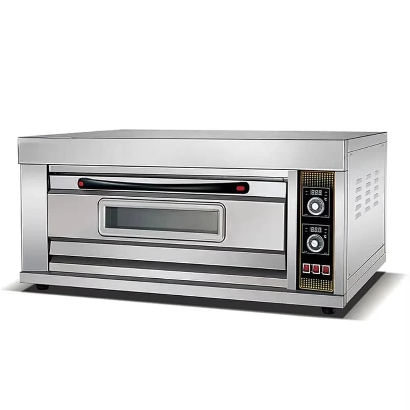 2025 High quality and low price stainless steel baking machine baking equipment double layer double tray electric bread oven