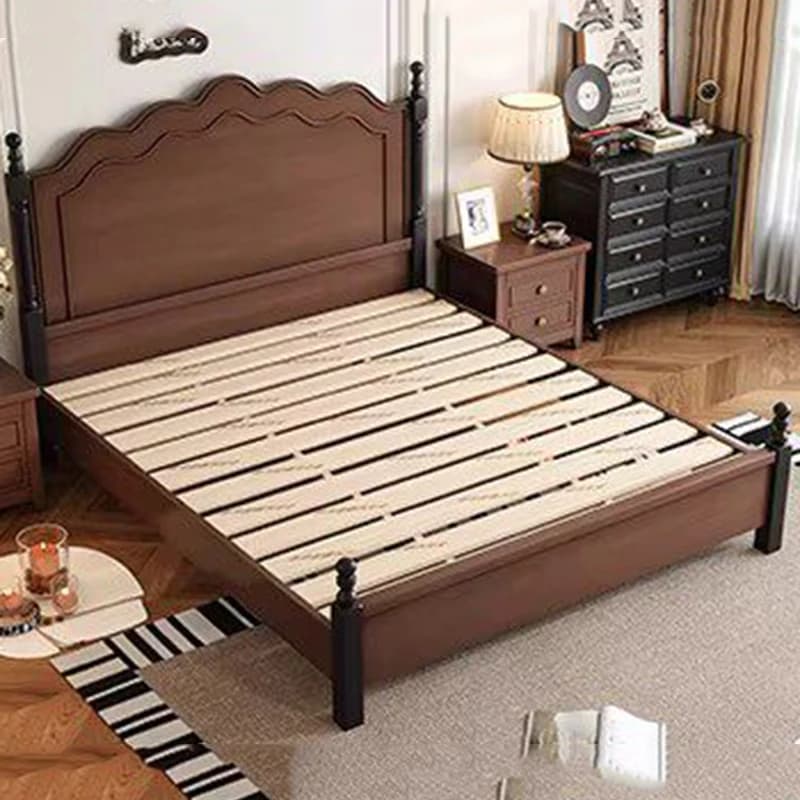 Modern Wooden Massage Bed Bedroom Frame Queen Double Luxury Castle Design Simple Bed Sleeping Princess Beliche Unique Furniture
