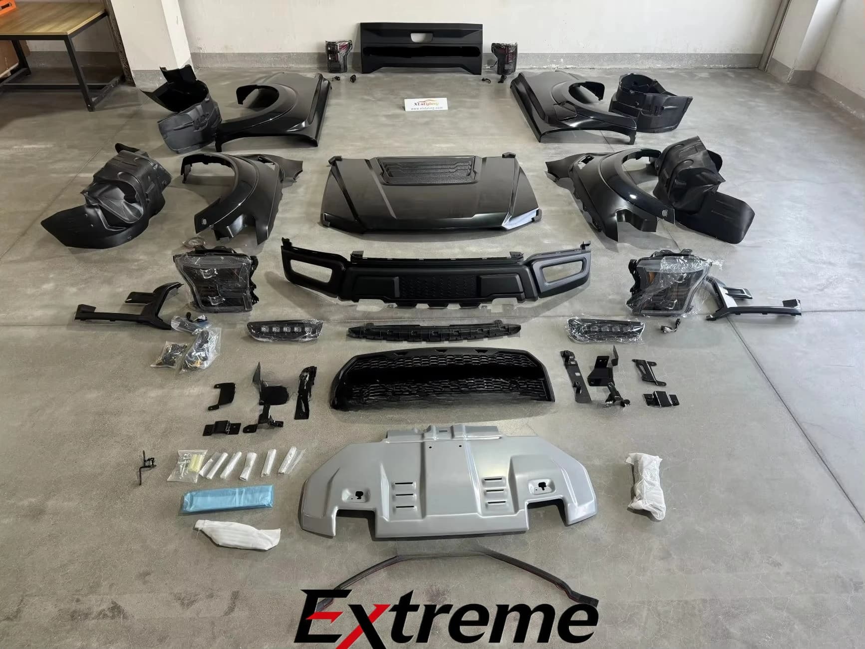 XLstyling Pickup Trucks Car Conversion Facelift Body Kit Steel Fender for Ranger T6 T7 T8 2012-2021 Upgraded to F150 Bodykit
