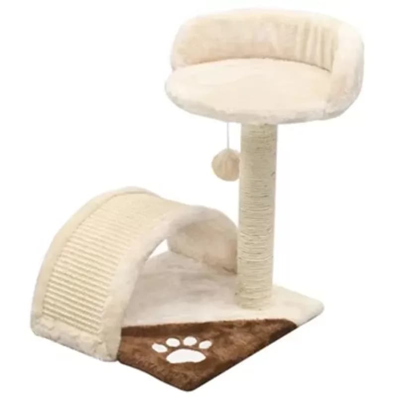 Simple and stylish design sisal cat climbing tower interactive cute shape cat scratching rod