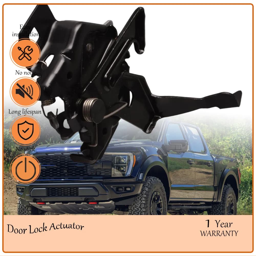 Rugged Bonnet Lock Mechanism, Manufactured to fit Ford Vehicles, Wear-Resistant & Exact OEM Fit, oem 6L5Z16700AA,6L5Z-16700-AA