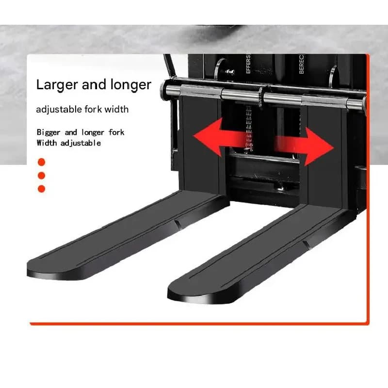 .-Ton All- Stand-On Hydraulic Lifting Forklift Loading And Unloading Truck Pallet Stacker Crane