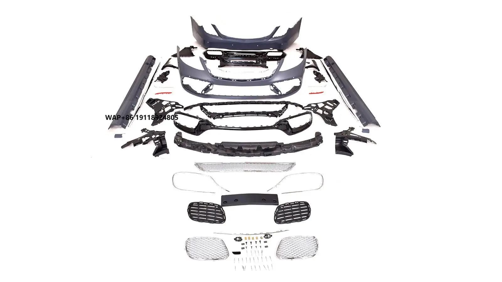 7S G11 to 760 Li M Body Kit PP Material Upgrade Body Parts Full Sets Side Skirts Front Rear Bumpers Grille  High Quality