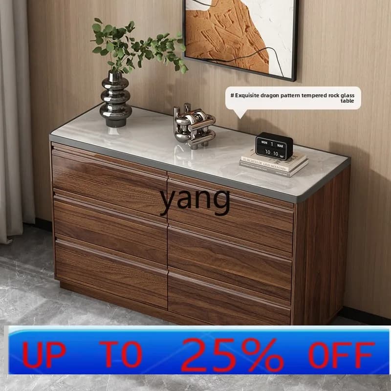 LMMliving room wall storage cabinet large capacity bedroom bedside chest multi-functional storage