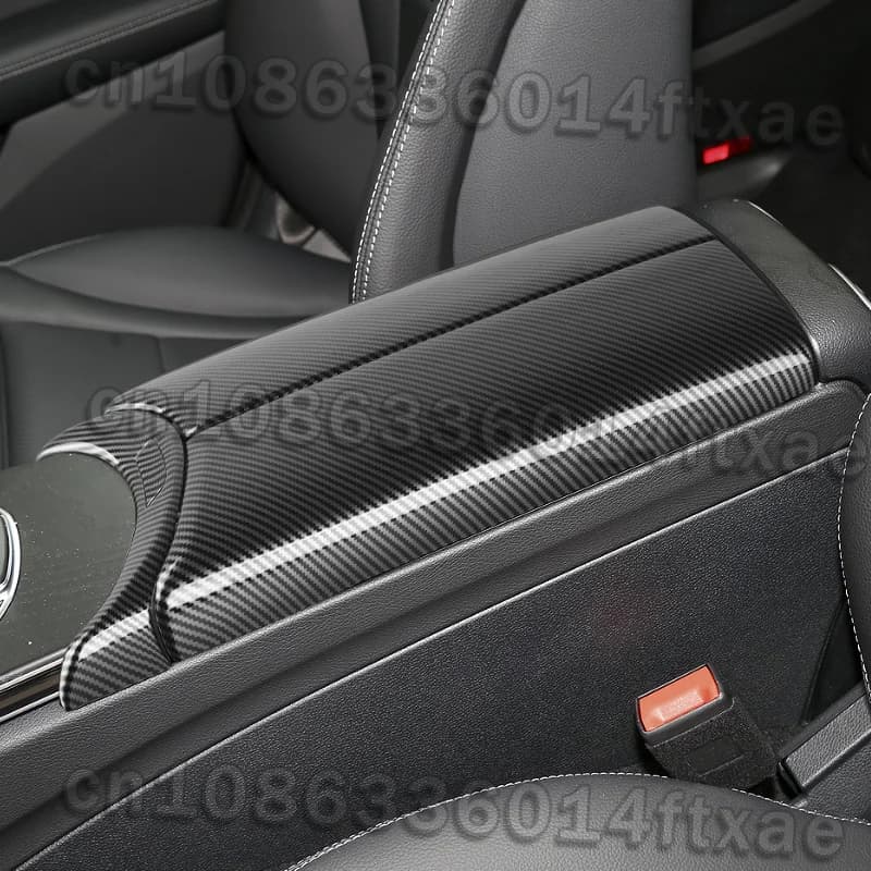 Premium Car Armrest Console Box Cover For Mercedes-Benz C Class W205 GLC X253 2015-2021 C180 C200 C250 C300 GLC250 GLC300