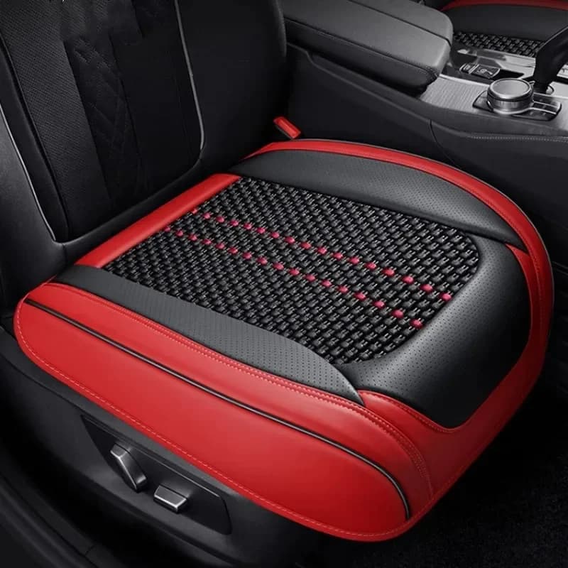 New Car Seat Cover Luxury Ice Silk Leather Front Seat Non-slip Cushion Universal Car Interior Protection Seat Cover Accessories