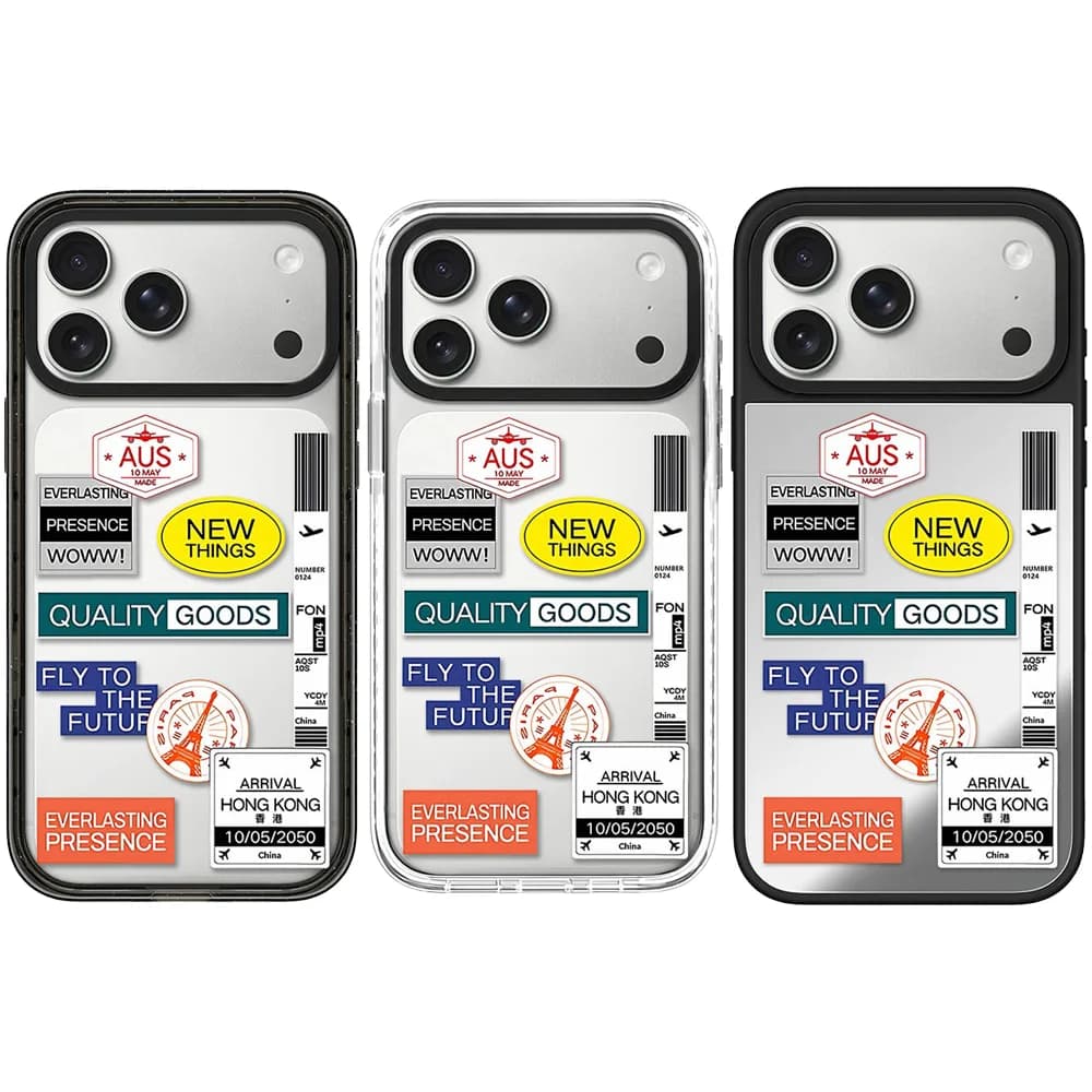 6071417 Acrylic / Mirror Magnetic Case: Compatible with IPhone 17 16 15 14 13 12 Pro Max 17 Air