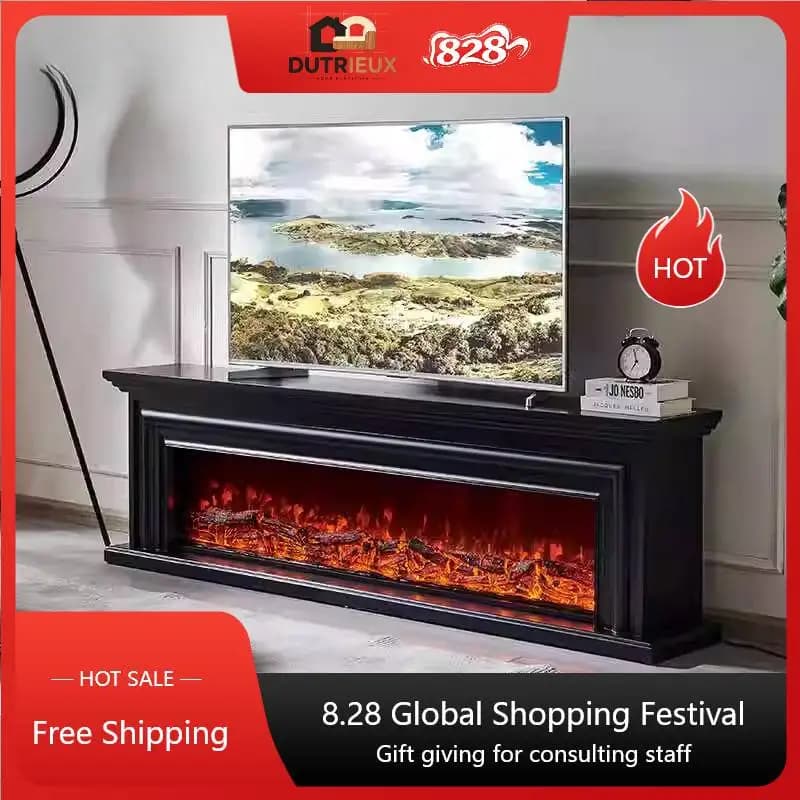 Design Black Fireplace Tv Cabinet Living Room Nordic Unique Tv Cabinet Room Apartments Luxury Mueble Para Televisor Furniture