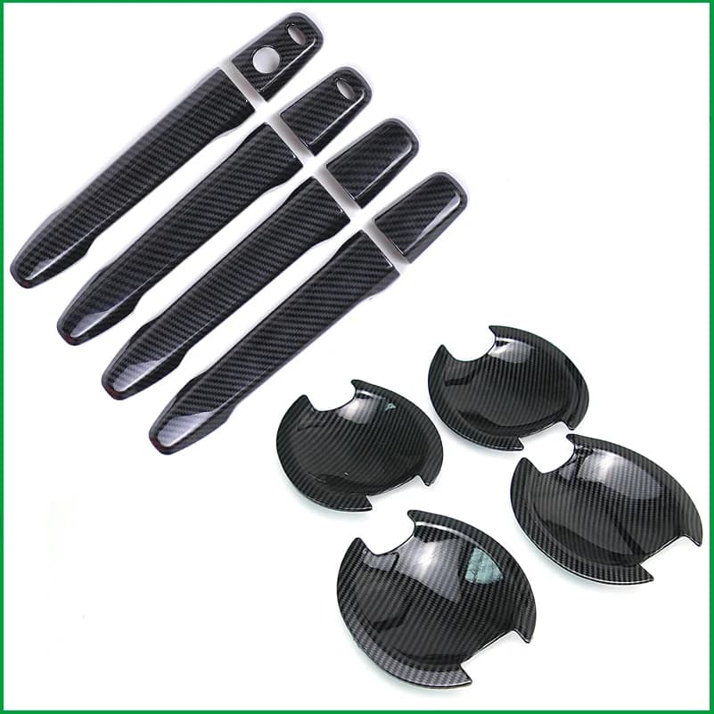FOR Mitsubishi Lancer EX EVO Sedan 2009-2015 Door Handle Bowl Cup COVER STICKER TRIM Car Styling Auto Parts Accessories