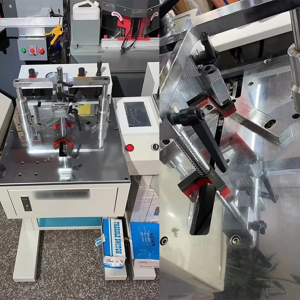 CNC Automatic Frame Joint Machine Photo Picture Frame Underpinner V Nail Joiner for Woodworking Framing Professional