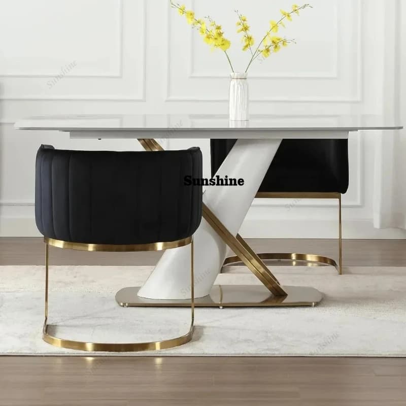 A Upholstered Comfy Dining Chairs Kitchen and Dining Room Chairs with Arms Mid Century Modern Dining Chair