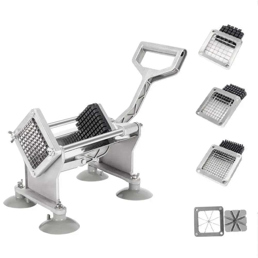 Commercial Manual Potato Strip Cutting Machine Vegetable Tools Slicer Potato Chipper French Fry Cutter