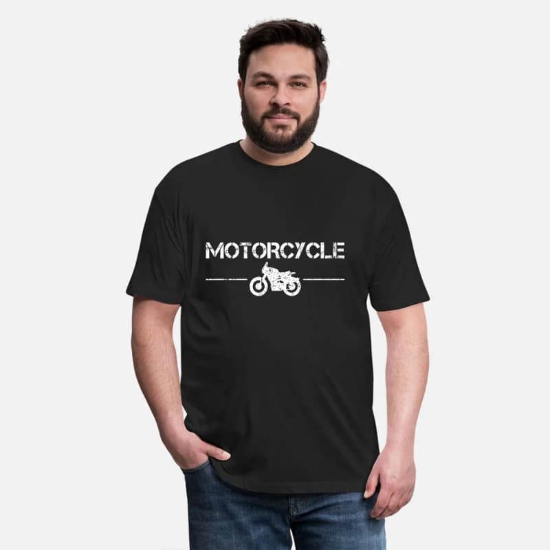 0415 Retro Motorcycle Gift t shirt for Cafe Racer Full Of Spee Graphic clothes 100% cotton printed tee All size Tops S-6XL