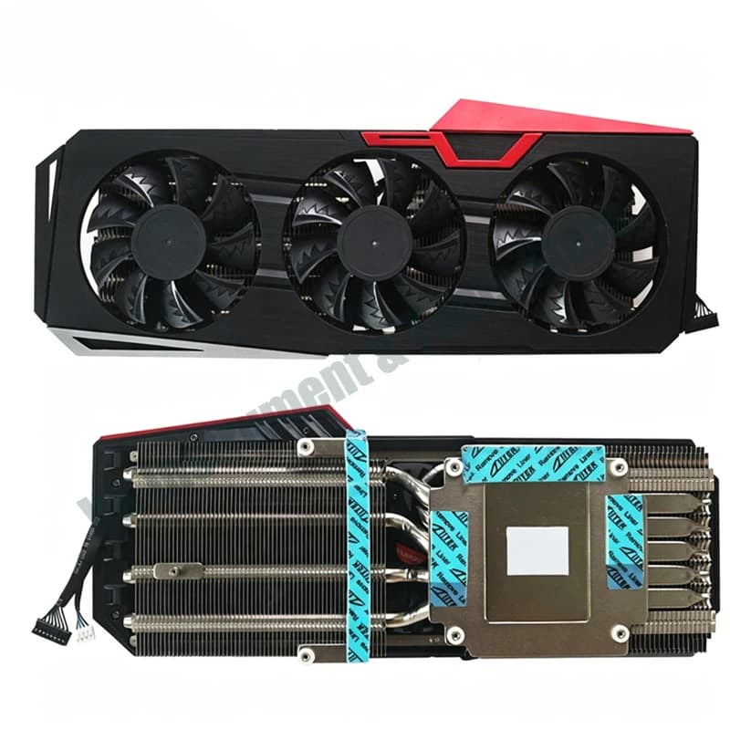 5 Heat Pipe GPU Cooler Heatsink for Colorful iGame RTX2060, RTX2070, RTX2070S Ultra, 70mm Mount Hole Spacing