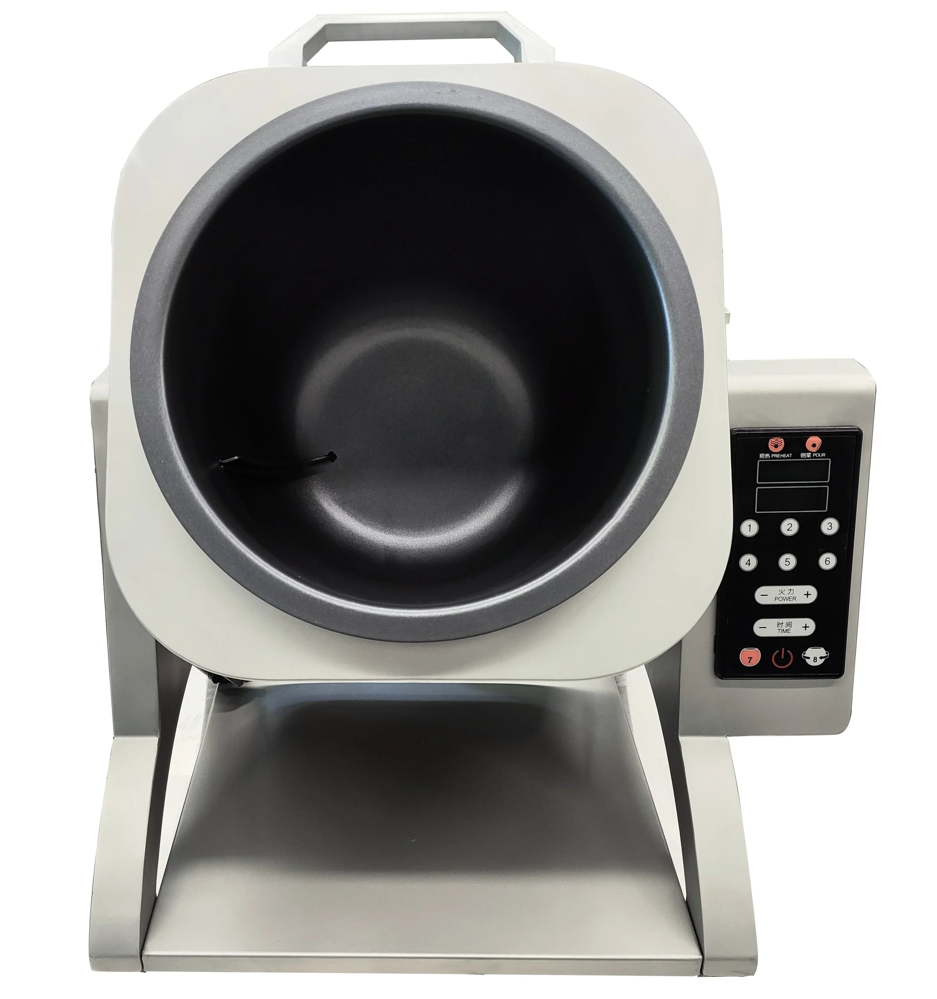 9l Automatic Cooking Machine 3200w Cook Food On Household Stir-fry Home Electric Induction Rotating Wok Pot 220v Rice To Chilli