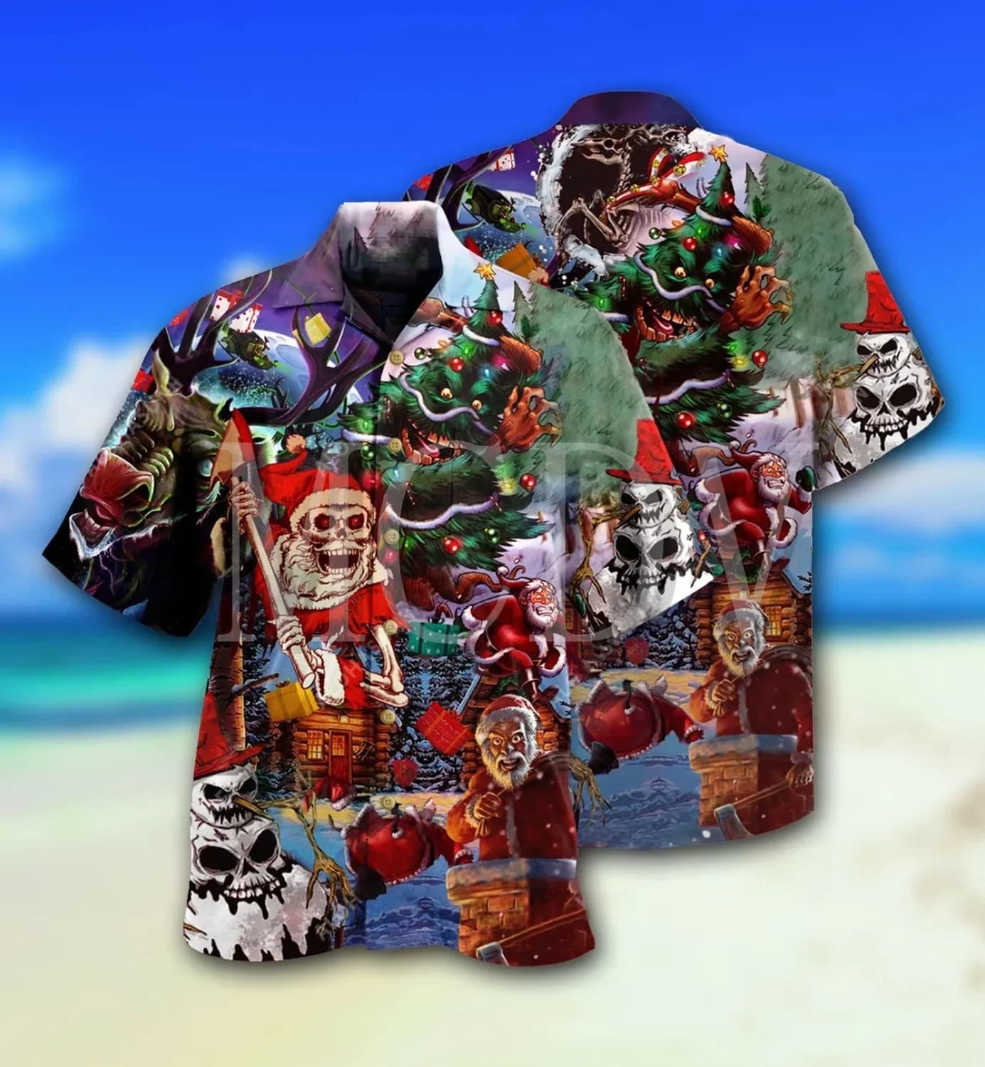 Skull Motorcycle Racing Fast Fire Hawaiian Shirt Women's For Men Short Sleeve Shirts Summer tops