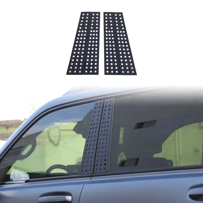 Honeycomb Style Window B-Pillar Trim Sticker Car Center Post Molding Car Accessories For Haval H9 P11 2024-2026 Car Accessories