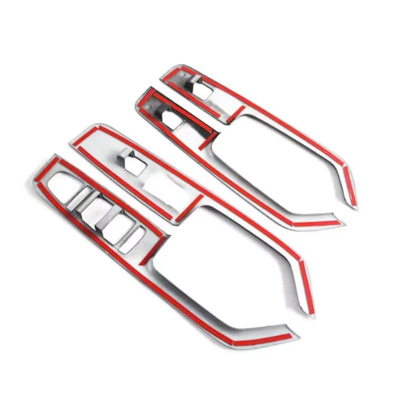 For BYD SHARK 6 2025-2026 Car Glass switch lift handle decoration sticker switch button sticker Interior handrail decoration
