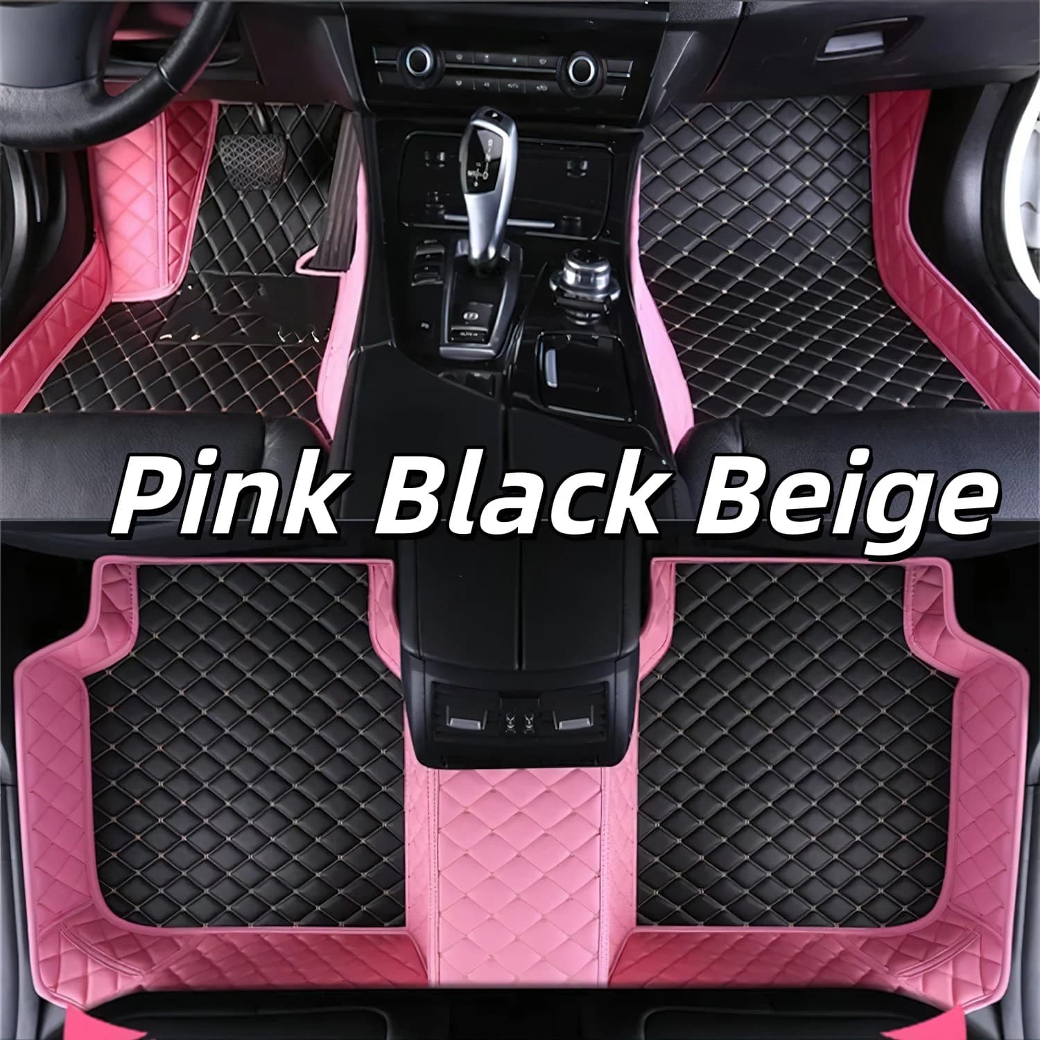 Car floor mats for Mercedes Benz C class W205 2015-2020 W206 2021-2023 Auto leather carpet pads full set vehicle foot mat rugs