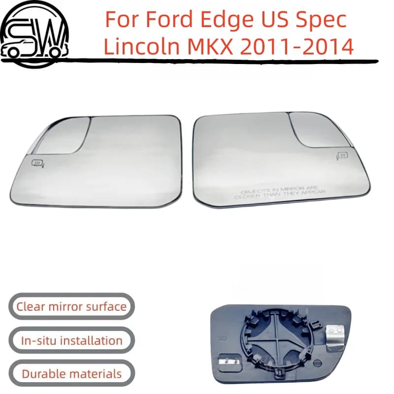 For Ford Edge US Spec Lincoln MKX 2011‑2014 Rearview Mirror Glass With Heating.