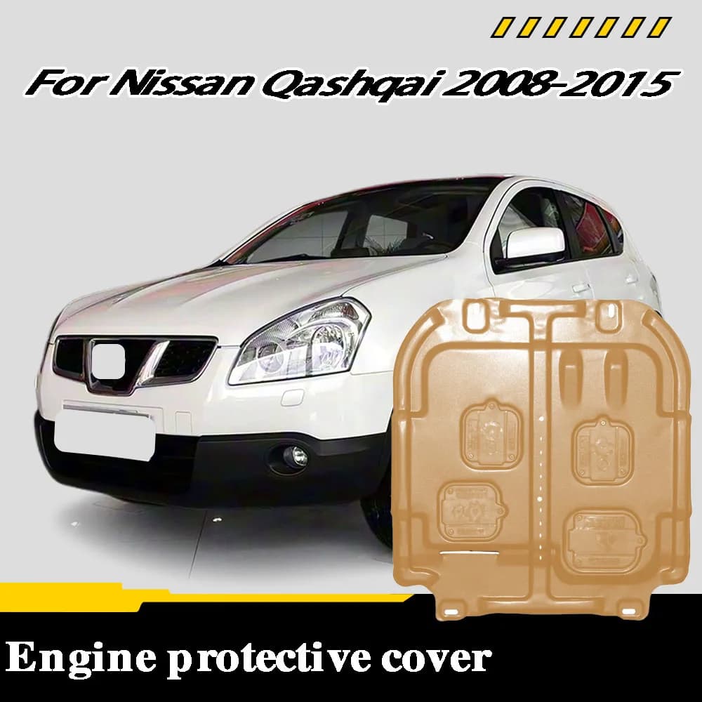 For Nissan Qashqai‌ 2008-2015 1.6L Vehicle Specific Splash Resistant High Quality Engine Protection Cover Lower Mudguard