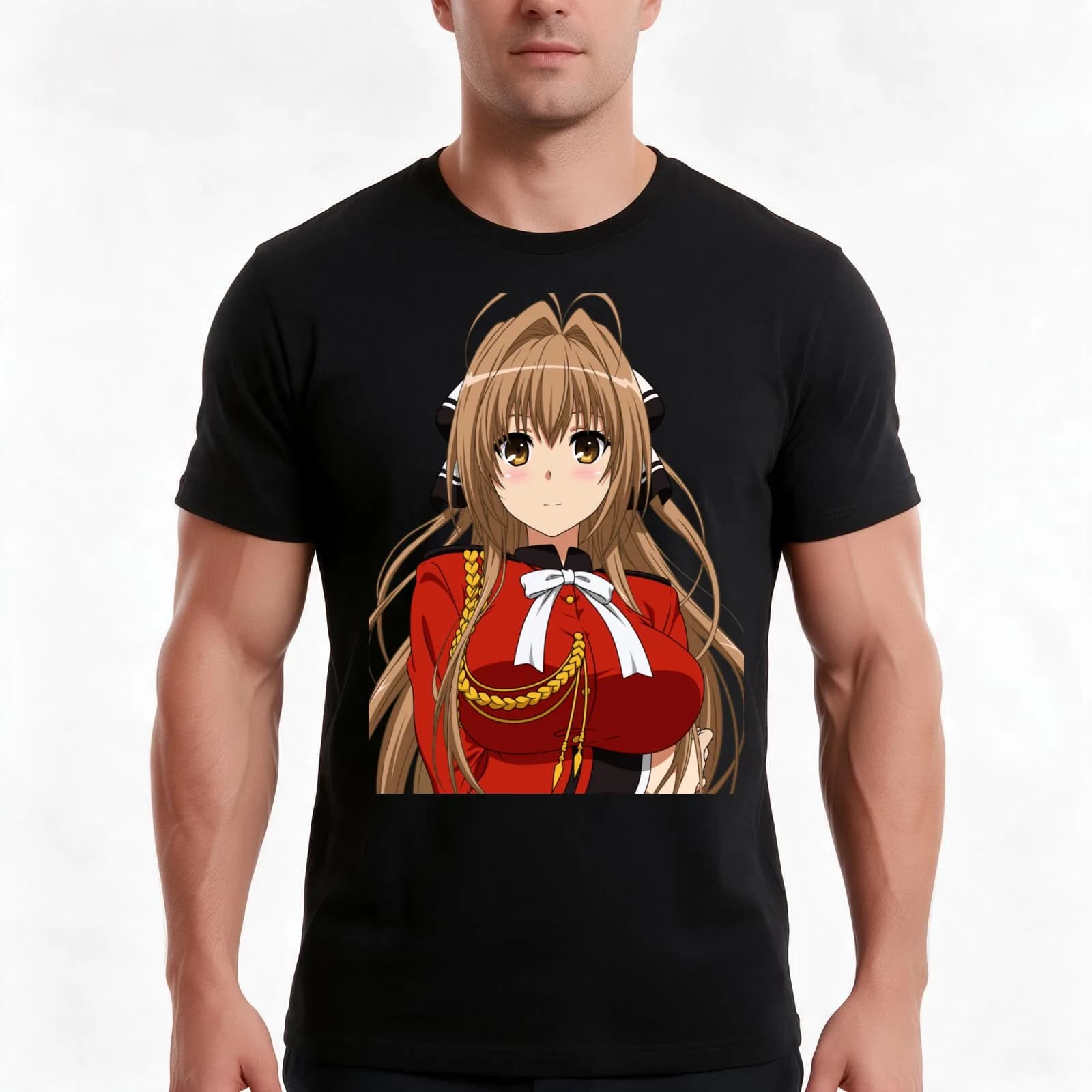 Amagi Brilliant Park - Isuzu Sento T-Shirt, Summer Casual Cotton Tee, Oversized Streetwear Tops, Vintage Graphic Print