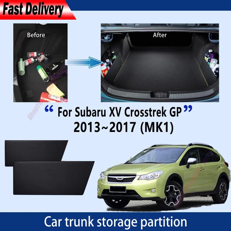 For Subaru XV Crosstrek 2013~2017 2016 GP MK1 Trunk Storage Partition Multifunction Storage Auto Interior Parts
