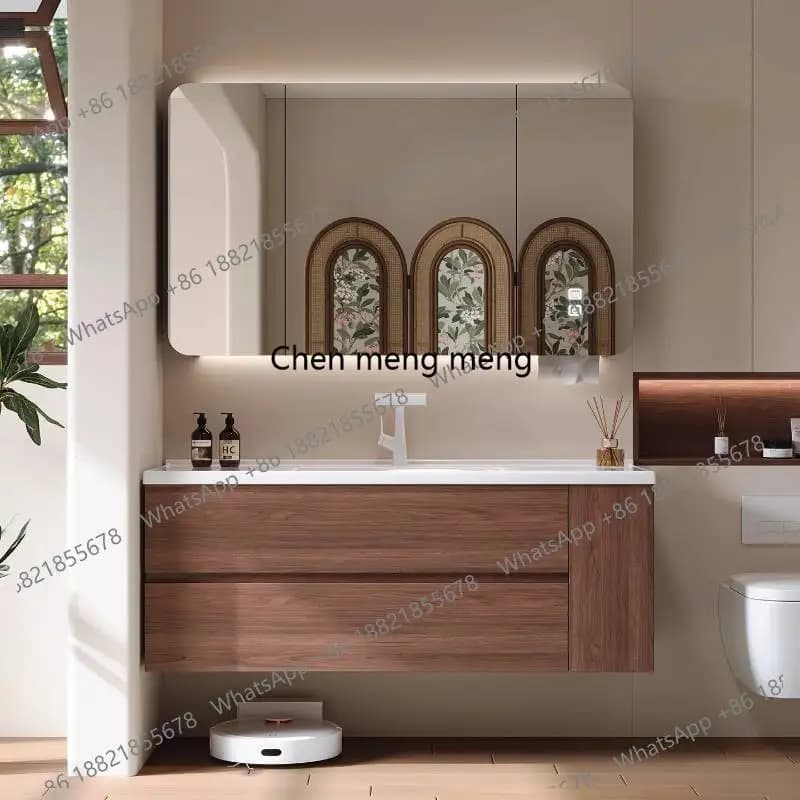 Wood Drawers Bathroom Storage Cabinet Marble Top Space Saving Bathroom Storage Cabinet Tiny Home Meuble De Rangement Furniture