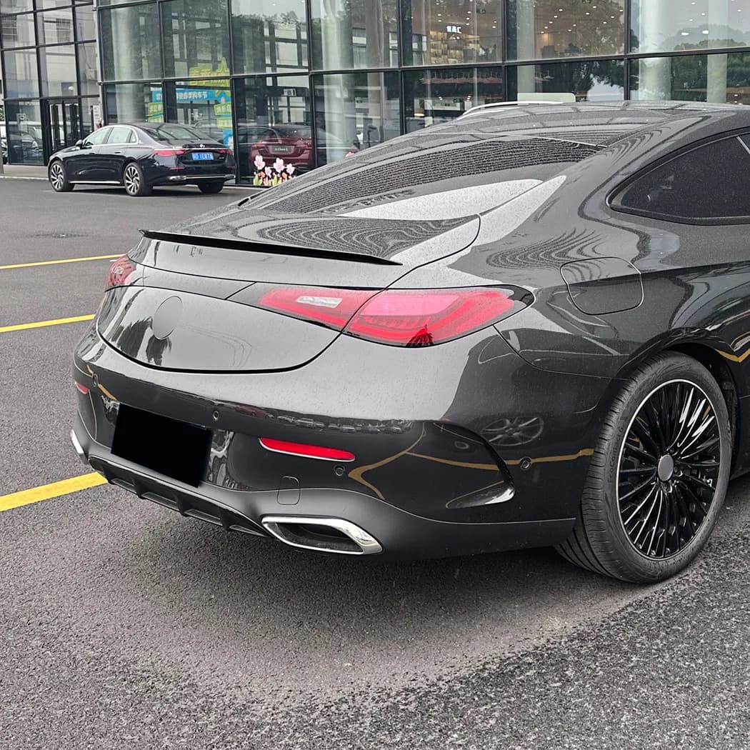 For Benz CLE Coupe C236 2024+ CLE260 300 CLE53 AMG Black Carbon Car Rear Trunk Lid Spoiler Wings Exterior Tuning Accessories