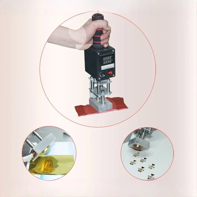 Handheld Type Branding Machine Hot Stamping  Leather Wooden Box Marking  Cake Branding Machine 5*7cm