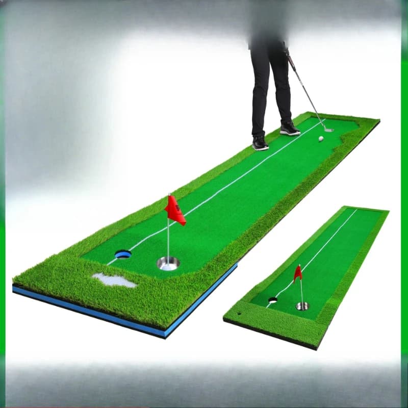 Indoor golf putter, mini fairway putter practice blanket set