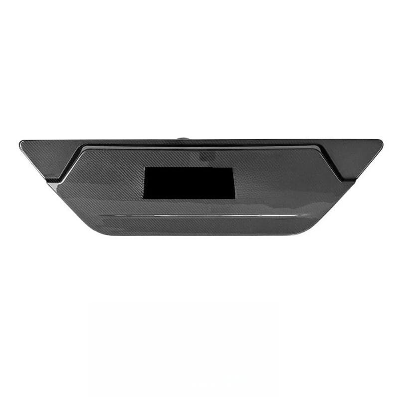 B800 Style Dry Carbon Fiber Back Door Rear Trunk Center Trim Plate Cover for G Class W464