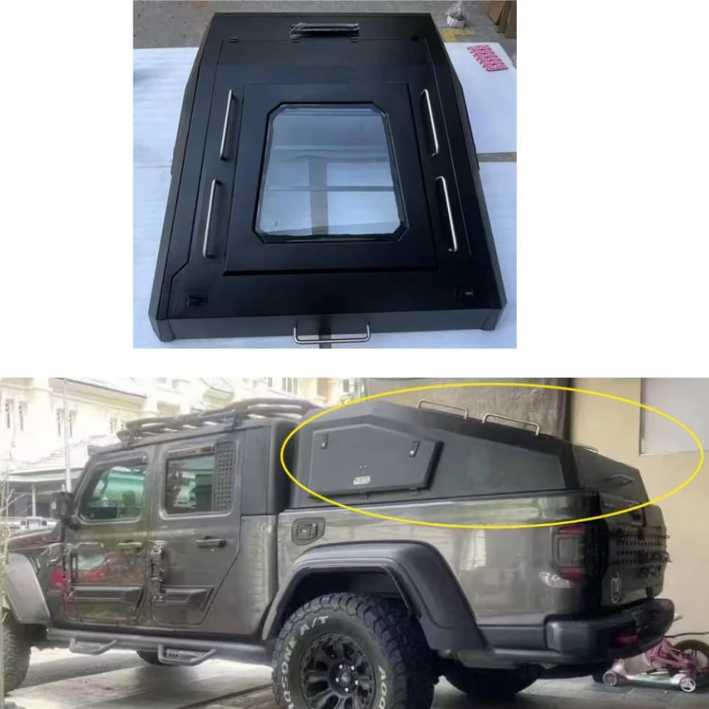 Black Steel Back Cap for jeep Gladiator JT 2020+ JT19975