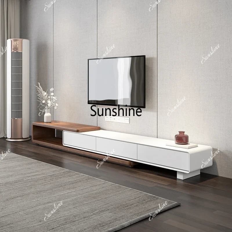 Organizer Extended Tv Stand Universal Drawers Floor Nordic Modern Tv Cabinet Living Room White House Fernsehen Tisch Furniture