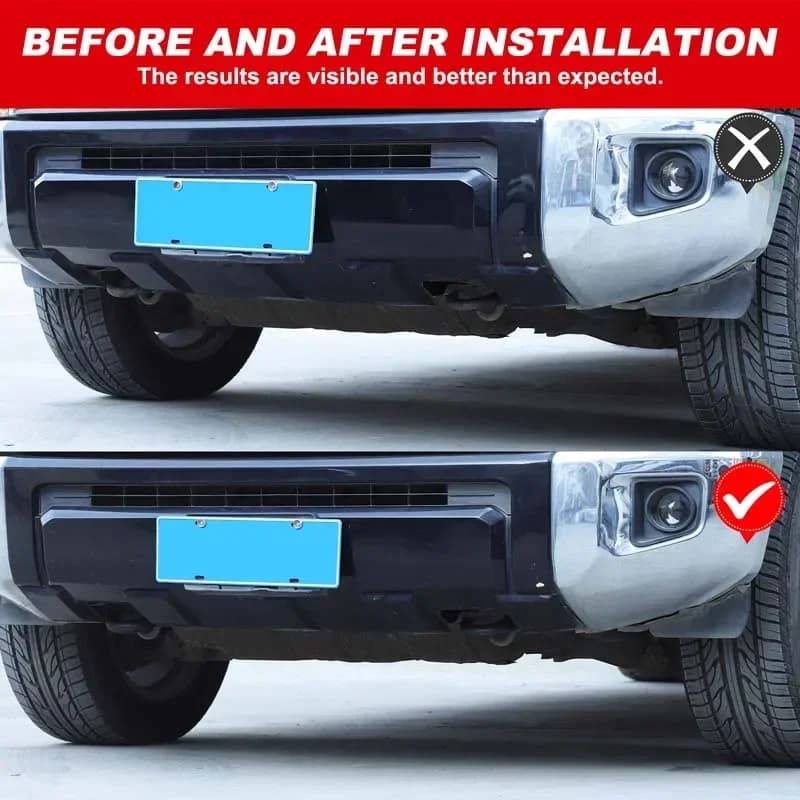 Rubber Black For Toyota Tundra 2007-2021 Car Front Bumper Trailer Ring Protective Case Car External Modification Accessories