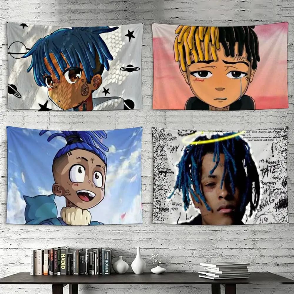 Rap xxxtentation Flags Suitable For Party Club Outdoor Interior Wall Decoration Banner Fans Gift