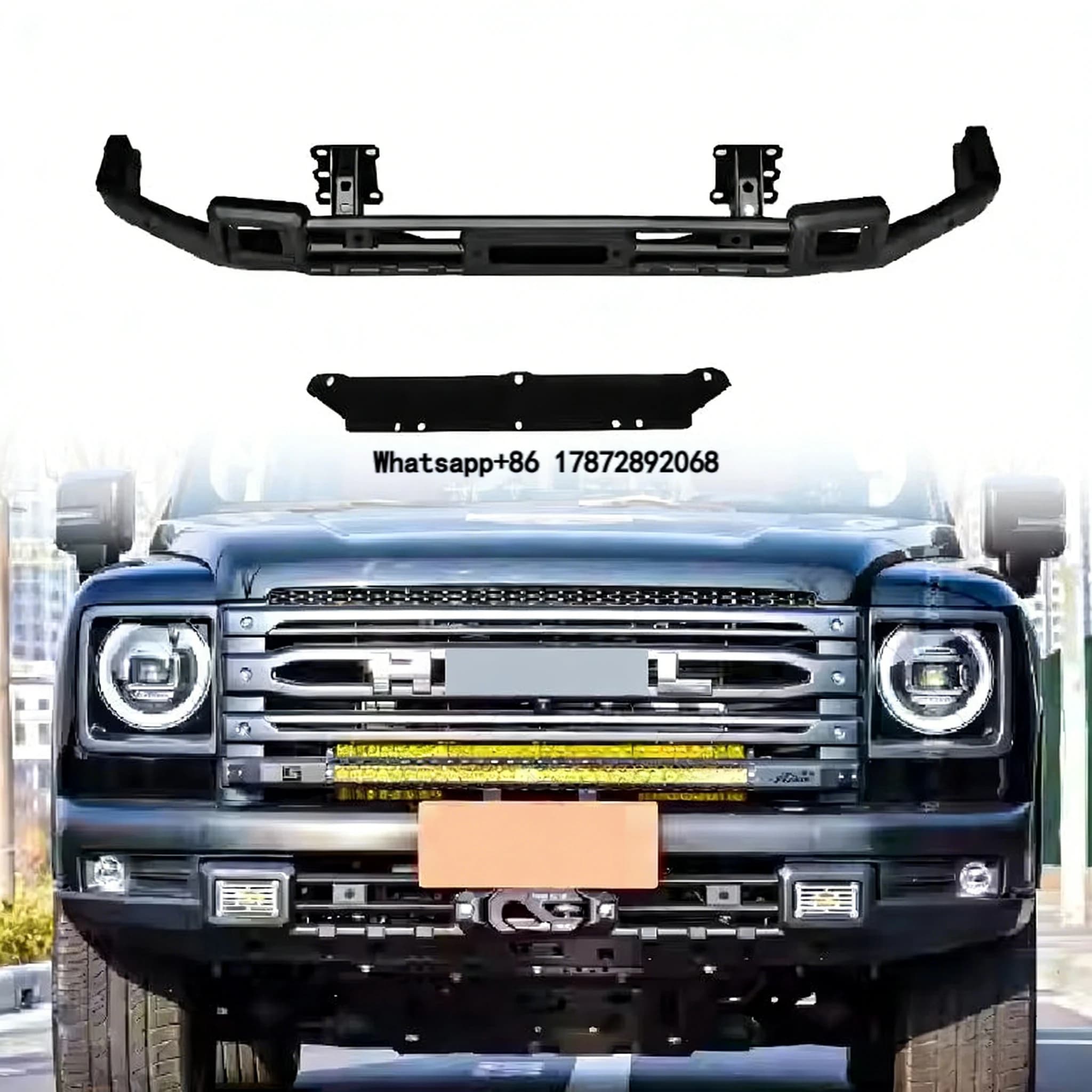 2025 New Design 4x4 Off Road Exterior Accessories Car Body Kit Front Bumper for Haval H9 Accessories