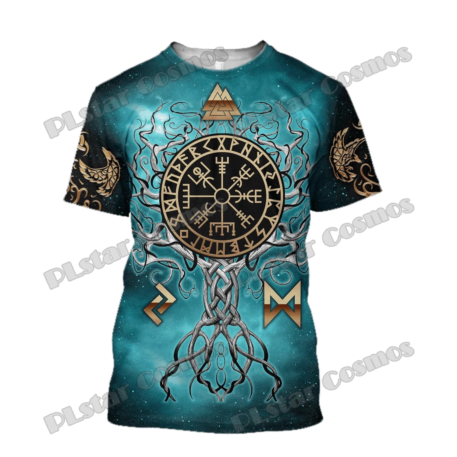 2023 Summer Men t-shirt Tree Of Life Tattoo Symbol 3D Printed T-Shirt Harajuku Casual short Sleeve Tee shirts Unisex tops TX-194