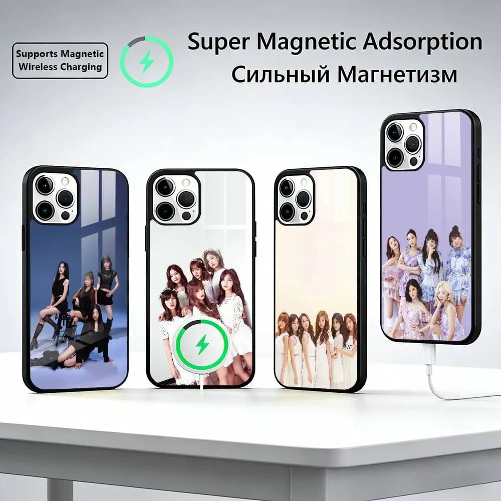 Stylish girl group A-Apink  Phone Case For iPhone17,16,15,14,13,12,11 Plus,Pro Allows magnetic wireless charging