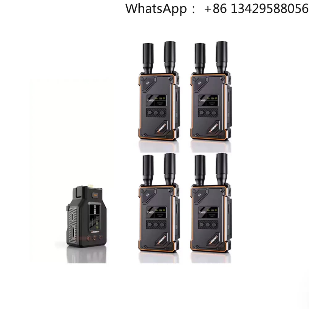 VRRIIS WL087Pro 1TX 4RX Wireless HD Video Transmission up to 500m 20Mbps 0.05s Latency Transmitter Receiver for Pocket 3