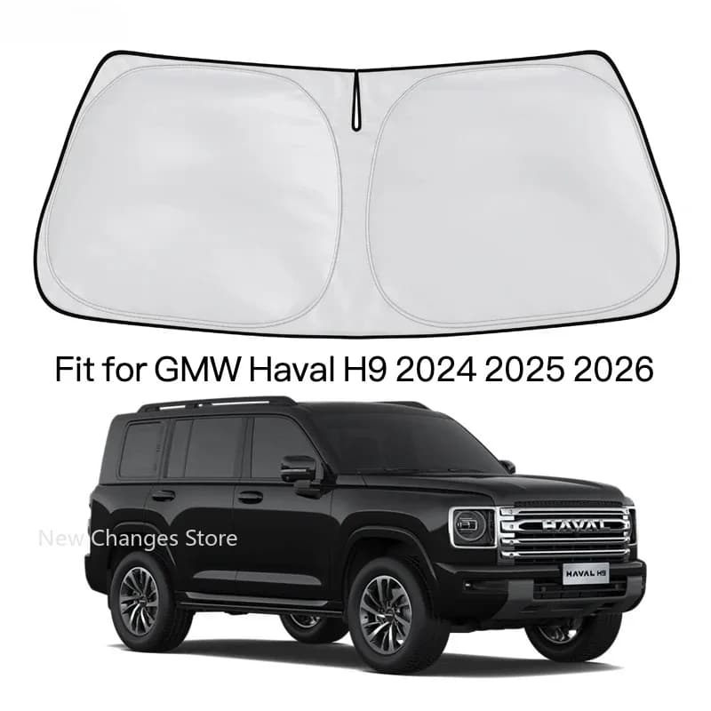 For GMW Haval H9 2024 2025 2026 Car Styling Nano-Insulat Windshield Sunshade Front Window Sun Shade Visor Auto Accessories