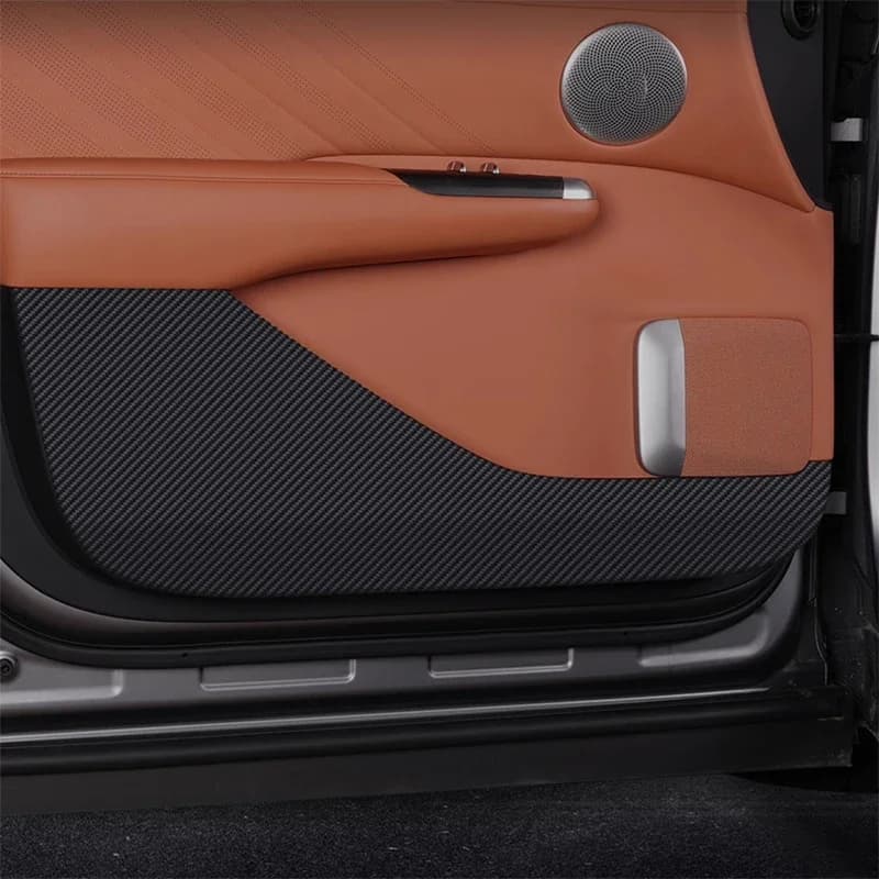 For Changan Deepal E07 2025 2026 PU Leather Car Door Anti Kick Pad Protection Stickers Cover Protector Trim Film Accessories