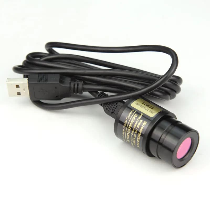 CMOS USB 2.0MP Microscope Lens Electronic Camera Digital Eyepiece Mounting Size 23.2 mm HD with Ring Adapters
