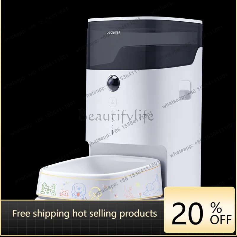 Factory Direct HOT Automatic Feeder Cat Remote Video Timed Feeding Machine