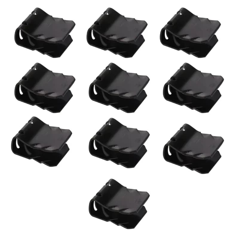 U13C 10pcs U Shaped Buckles Clamp for Engine Guard Buckles Car Mudguard Fixing Clips